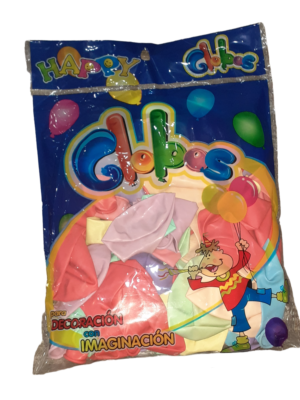 Globos Surtidos Pastel x50